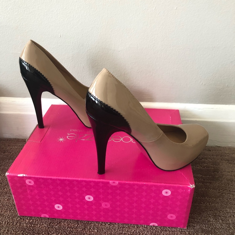 Beige Stilettos heels shoes